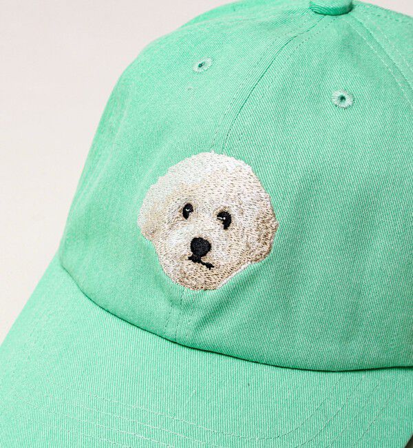GLOSTER「【カラー追加して再登場】WASHED DOG embroidery CAP」|キャップ・キャスケット|