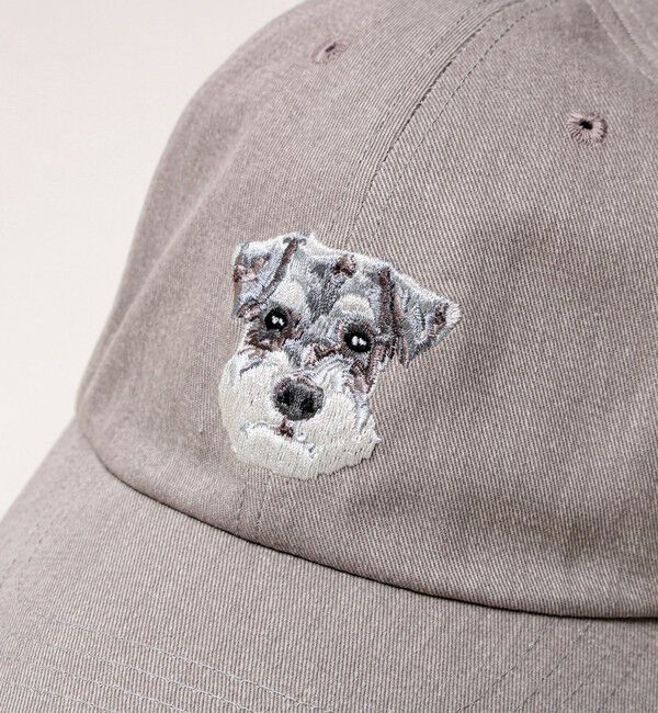 GLOSTER「【カラー追加して再登場】WASHED DOG embroidery CAP」|キャップ・キャスケット|