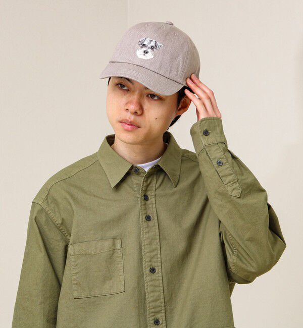 GLOSTER「【カラー追加して再登場】WASHED DOG embroidery CAP」|キャップ・キャスケット|