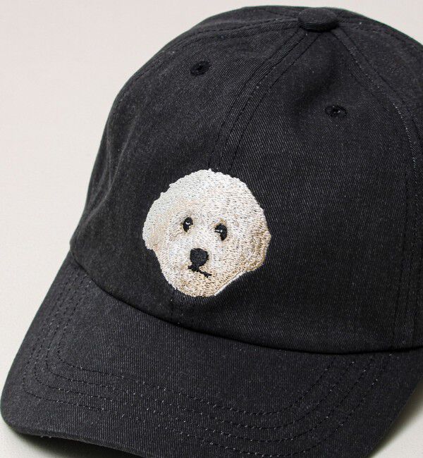 GLOSTER「【カラー追加して再登場】WASHED DOG embroidery CAP」|キャップ・キャスケット|