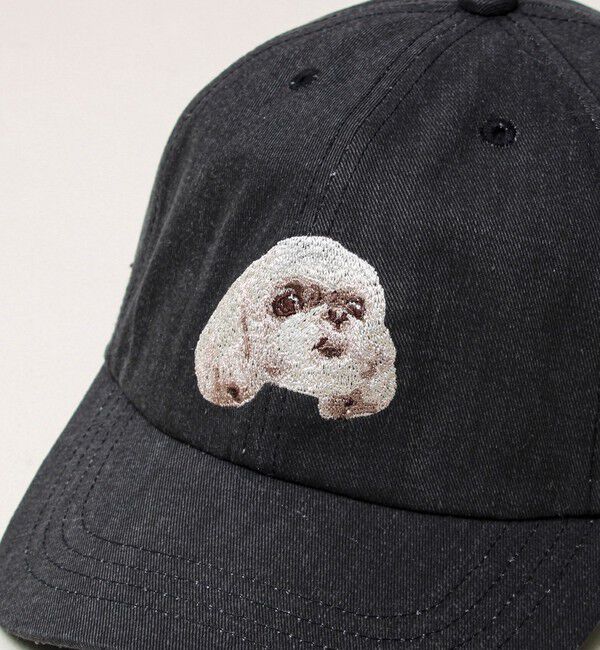 GLOSTER「【カラー追加して再登場】WASHED DOG embroidery CAP」|キャップ・キャスケット|
