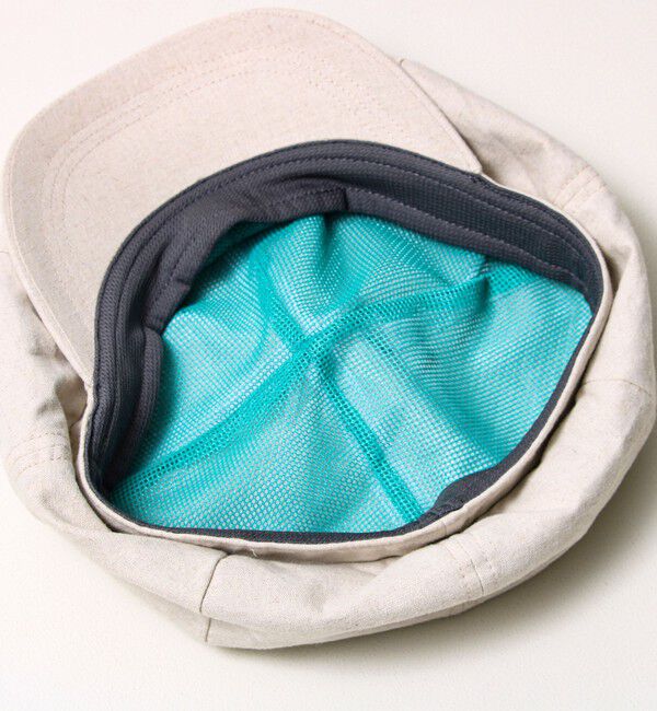 GLOSTER「【大人カジュアルに映える】COTTON LINEN BIG CASKET」|キャップ・キャスケット|