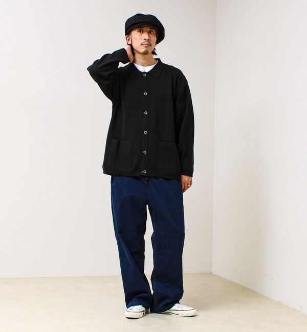 GLOSTER「【大人カジュアルに映える】COTTON LINEN BIG CASKET」|キャップ・キャスケット|