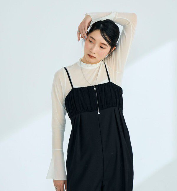 fredy emue「フレアスリーブシアーチュールプルオーバー」|Tシャツ・カットソー|