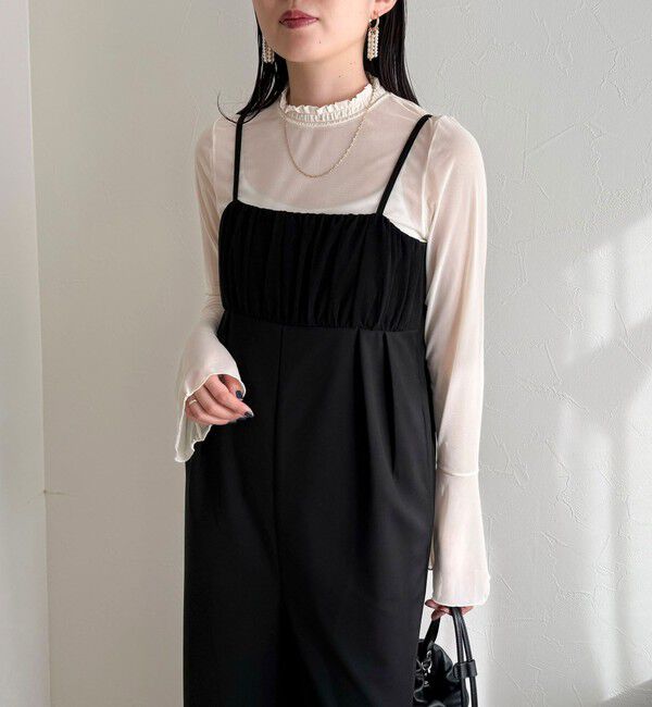 fredy emue「フレアスリーブシアーチュールプルオーバー」|Tシャツ・カットソー|