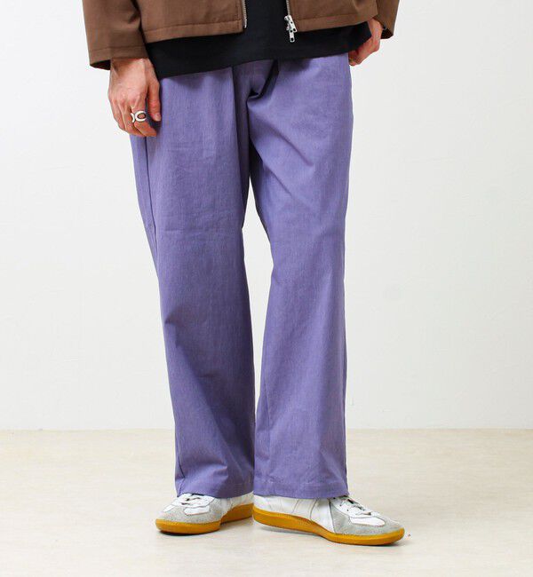 GLOSTER「【色で選べる/ユニセックス対応】GOODNESS イージーパンツ」|チノ|