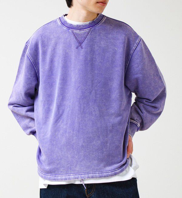 GLOSTER「カラフルスノーパウダー 裏毛プルオーバースウェット」|スウェット・ジャージ|