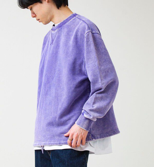 GLOSTER「カラフルスノーパウダー 裏毛プルオーバースウェット」|スウェット・ジャージ|