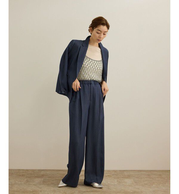 ROPE「ラメコードメッシュキャミソール/洗える」|キャミソール|