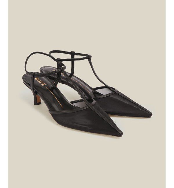 ROPE「ポインテッドシアーパンプス」|パンプス|