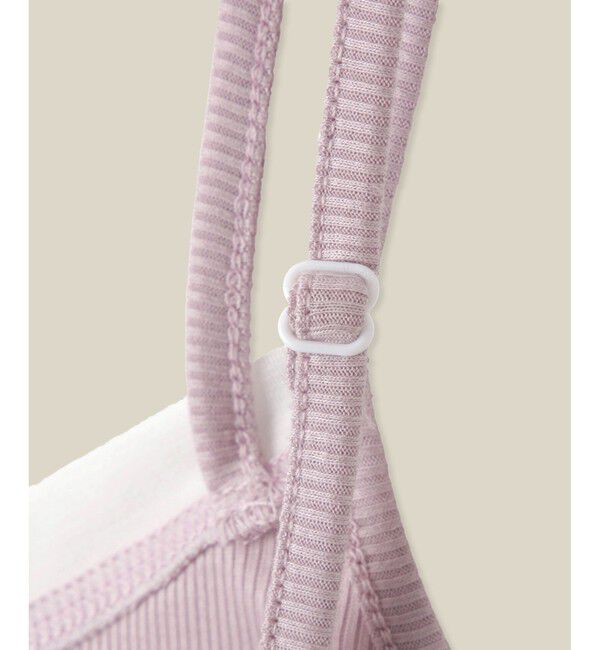 ROPE「【WEB・一部店舗限定】【接触冷感/UVカット】前後2WAY チュールコンビアシメキャミソール」|キャミソール|