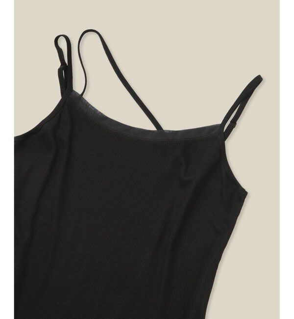 ROPE「【WEB・一部店舗限定】【接触冷感/UVカット】前後2WAY チュールコンビアシメキャミソール」|キャミソール|