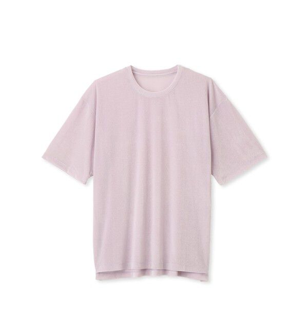 ROPE「シアーベロアTシャツ/イージーケア」|Tシャツ・カットソー|ピンク系(65)
