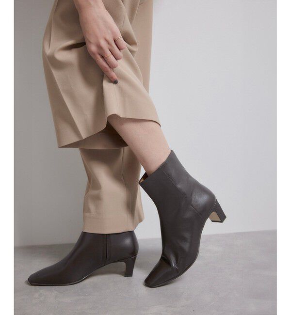 ROPE「イタリアンレザーショートブーツ」|ロングブーツ|