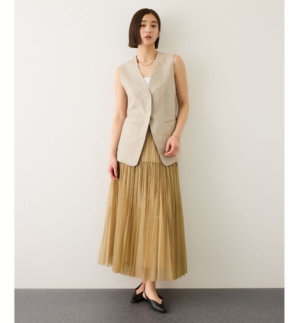 ROPE「【Lala Vie(ララヴィ)】別注カップ付きキャミソール(巾着付き)/イージーケア」|キャミソール|