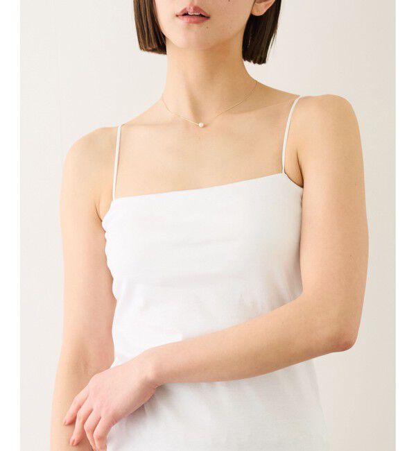 ROPE「【Lala Vie(ララヴィ)】別注カップ付きキャミソール(巾着付き)/イージーケア」|キャミソール|