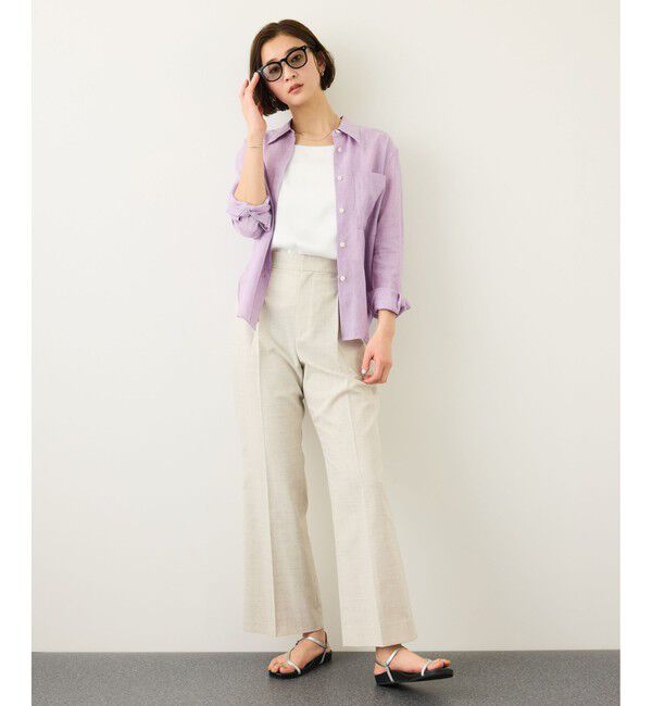 ROPE「サテンコンビジャージーキャミソール/イージーケア」|キャミソール|