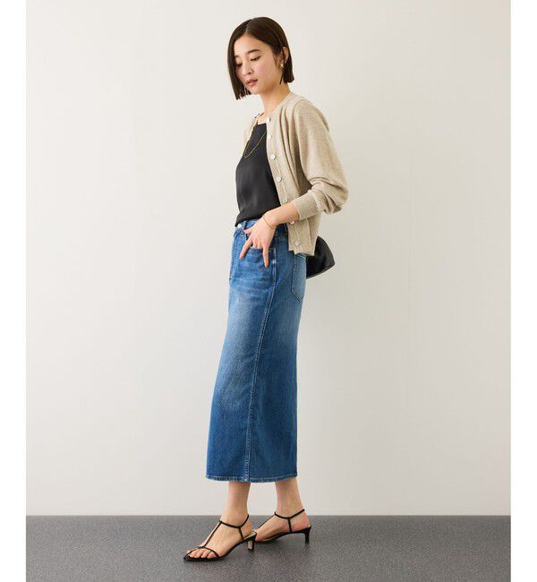 ROPE「サテンコンビジャージーキャミソール/イージーケア」|キャミソール|