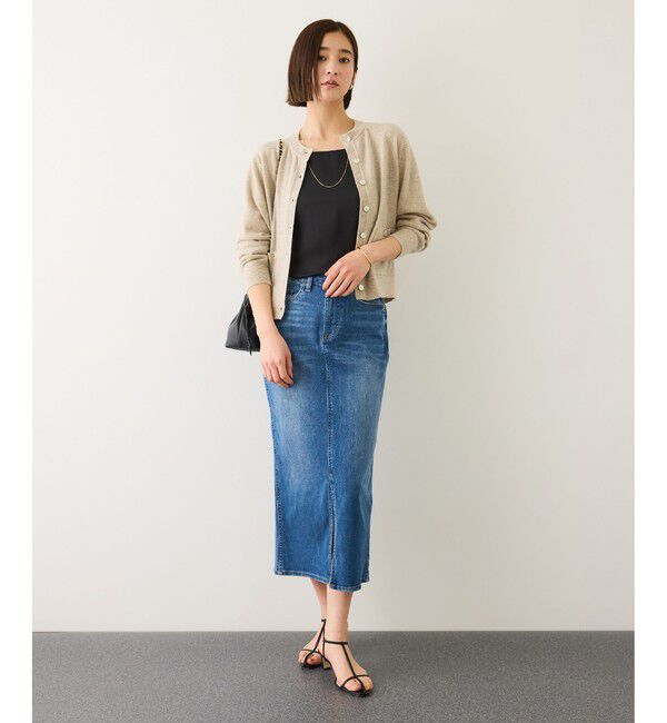 ROPE「サテンコンビジャージーキャミソール/イージーケア」|キャミソール|