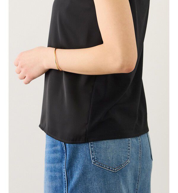 ROPE「サテンコンビジャージーキャミソール/イージーケア」|キャミソール|