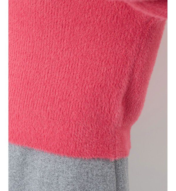 Rope&rsquo;Picnic「fluffy knitフラッフィーニット/ふわふわMIXフェザーニットプルオーバー/洗濯機OK」|ニット・セーター|