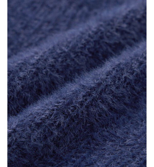 Rope&rsquo;Picnic「fluffy knitフラッフィーニット/ふわふわMIXフェザーニットプルオーバー/洗濯機OK」|ニット・セーター|