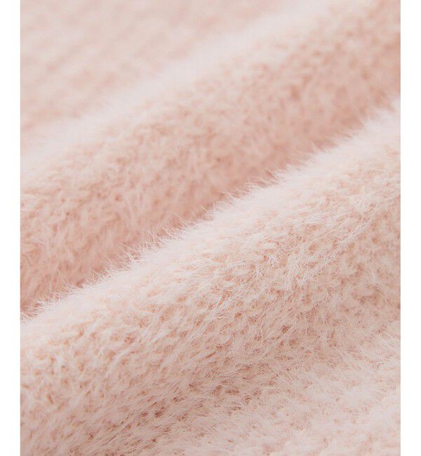 Rope&rsquo;Picnic「fluffy knitフラッフィーニット/ふわふわMIXフェザーニットプルオーバー/洗濯機OK」|ニット・セーター|