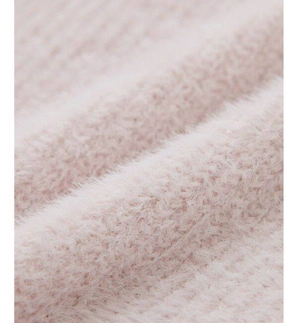 Rope&rsquo;Picnic「fluffy knitフラッフィーニット/ふわふわMIXフェザーニットプルオーバー/洗濯機OK」|ニット・セーター|