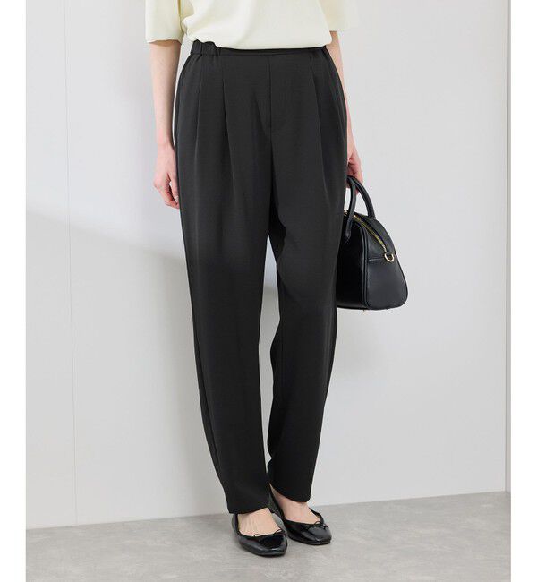 Rope&rsquo;Picnic「【イージーケア】ジョーゼットスラックスパンツ/セットアップ対応」|チノ|