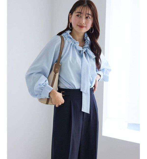 Rope&rsquo;Picnic「ネックコンシャスデザインシャツ/イージーケア」|シャツ・ブラウス|