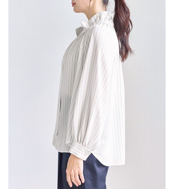 Rope&rsquo;Picnic「ネックコンシャスデザインシャツ/イージーケア」|シャツ・ブラウス|