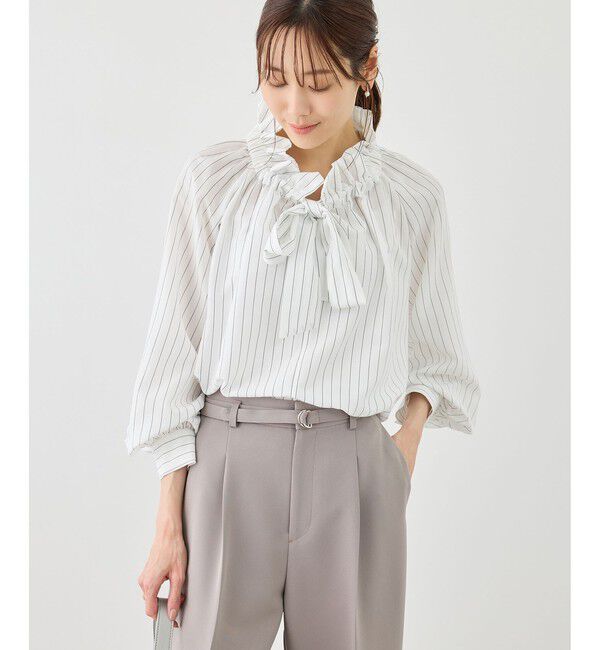 Rope&rsquo;Picnic「ネックコンシャスデザインシャツ/イージーケア」|シャツ・ブラウス|