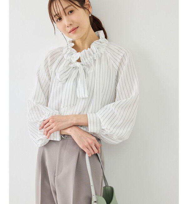 Rope&rsquo;Picnic「ネックコンシャスデザインシャツ/イージーケア」|シャツ・ブラウス|
