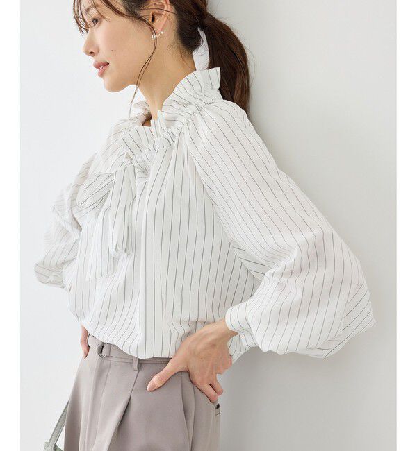 Rope&rsquo;Picnic「ネックコンシャスデザインシャツ/イージーケア」|シャツ・ブラウス|