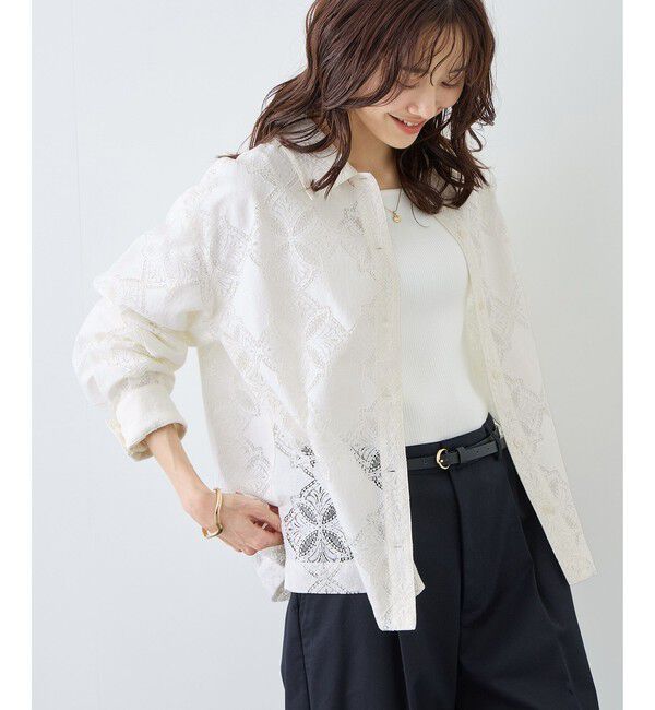 Rope&rsquo;Picnic「レースシャツ」|シャツ・ブラウス|