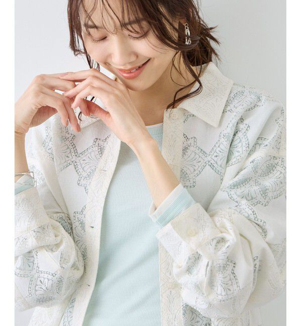 Rope&rsquo;Picnic「レースシャツ」|シャツ・ブラウス|