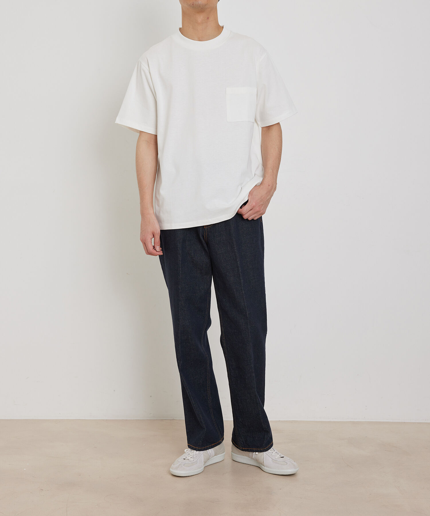 ADAM ET ROPE'「〈汗染み防止〉スエット ガード ベーシック ポケット Tシャツ」|Tシャツ・カットソー|