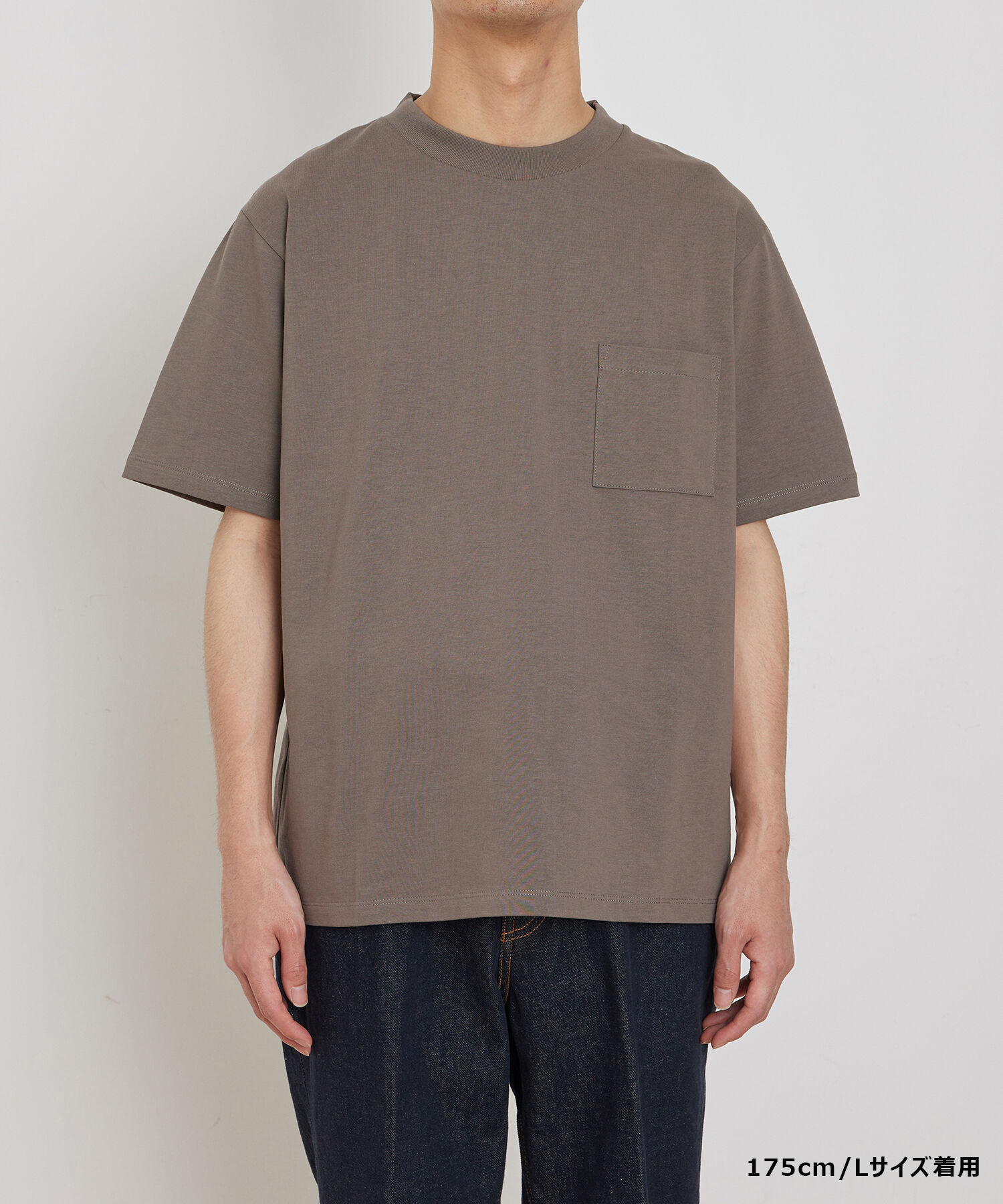 ADAM ET ROPE'「〈汗染み防止〉スエット ガード ベーシック ポケット Tシャツ」|Tシャツ・カットソー|