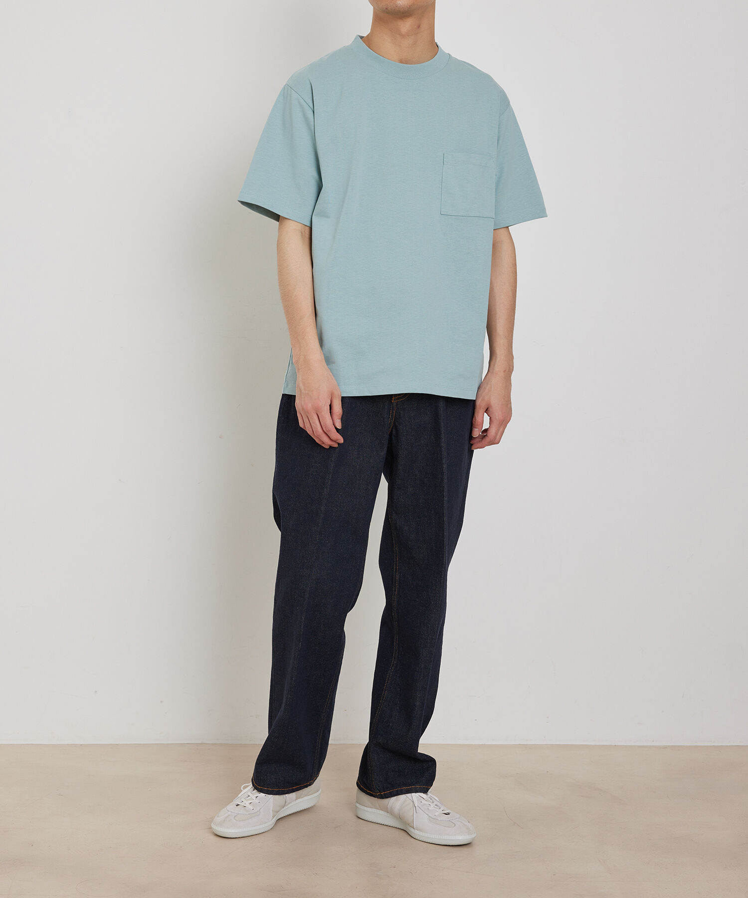 ADAM ET ROPE'「〈汗染み防止〉スエット ガード ベーシック ポケット Tシャツ」|Tシャツ・カットソー|