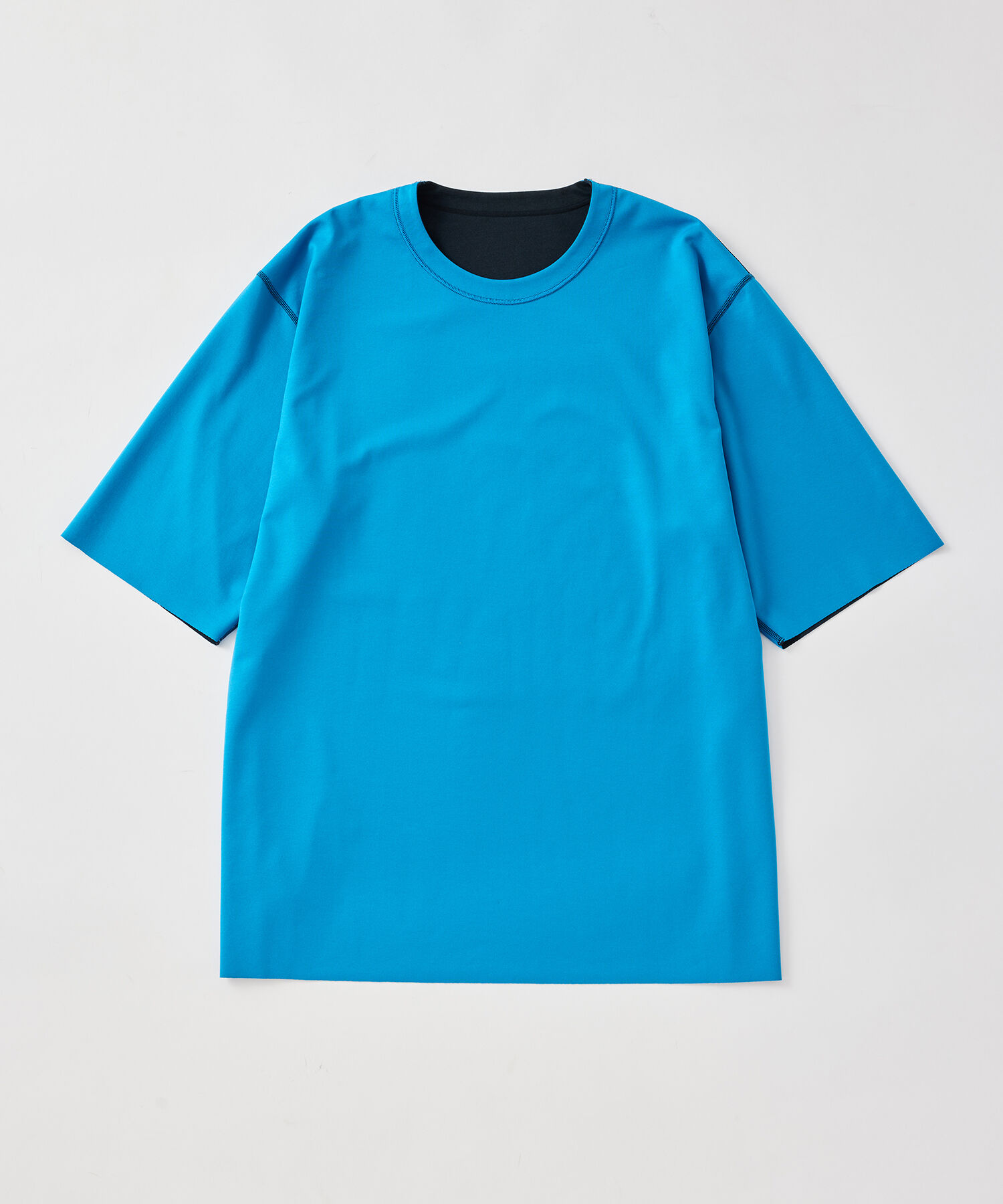 ADAM ET ROPE'「《定番》ハイゲージ シャンブレー リバーシブル Tシャツ」|Tシャツ・カットソー|