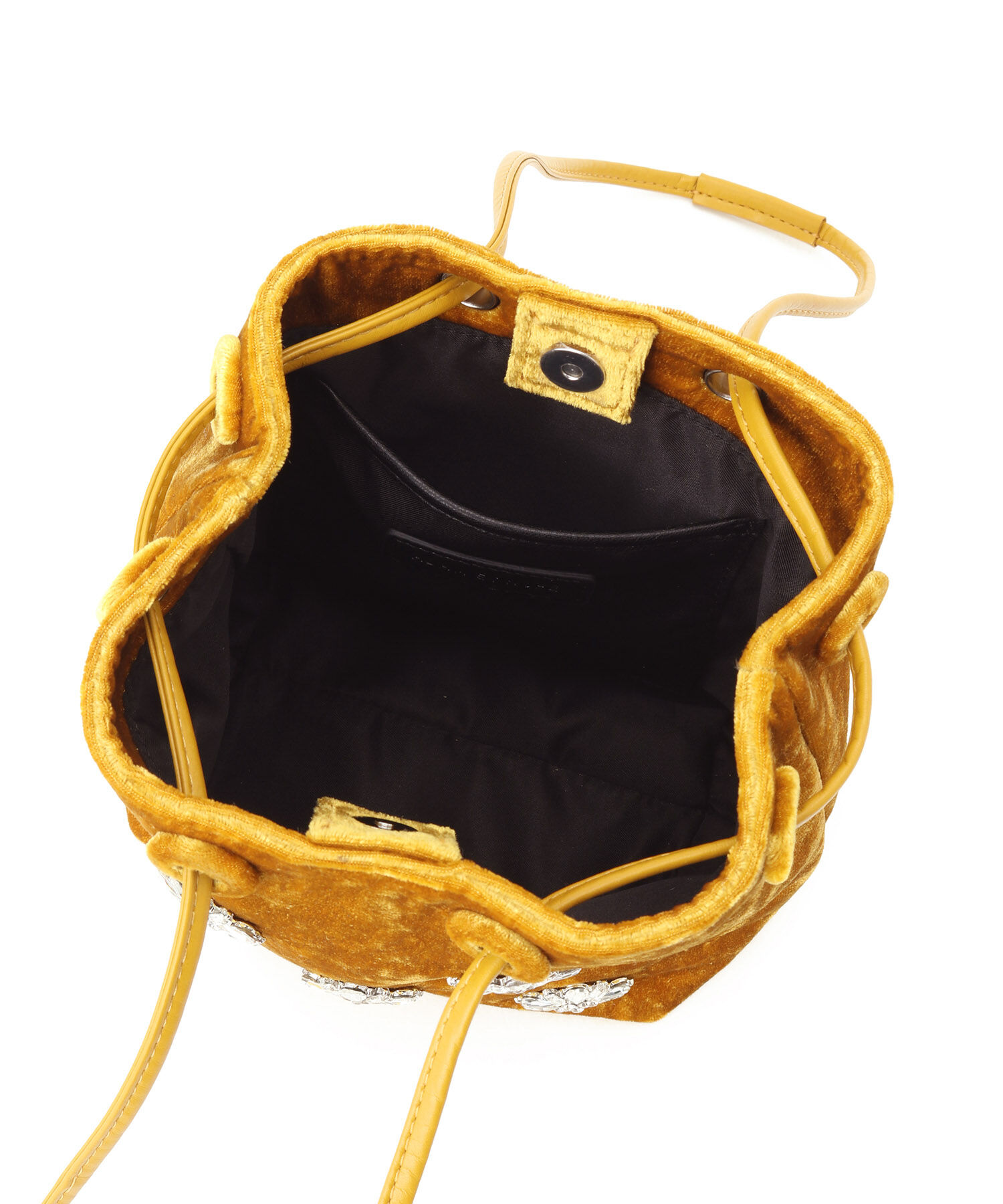 ADAM ET ROPE'「【サステナブル】ビジュー2WAY巾着バッグ」|ショルダー・メッセンジャー|