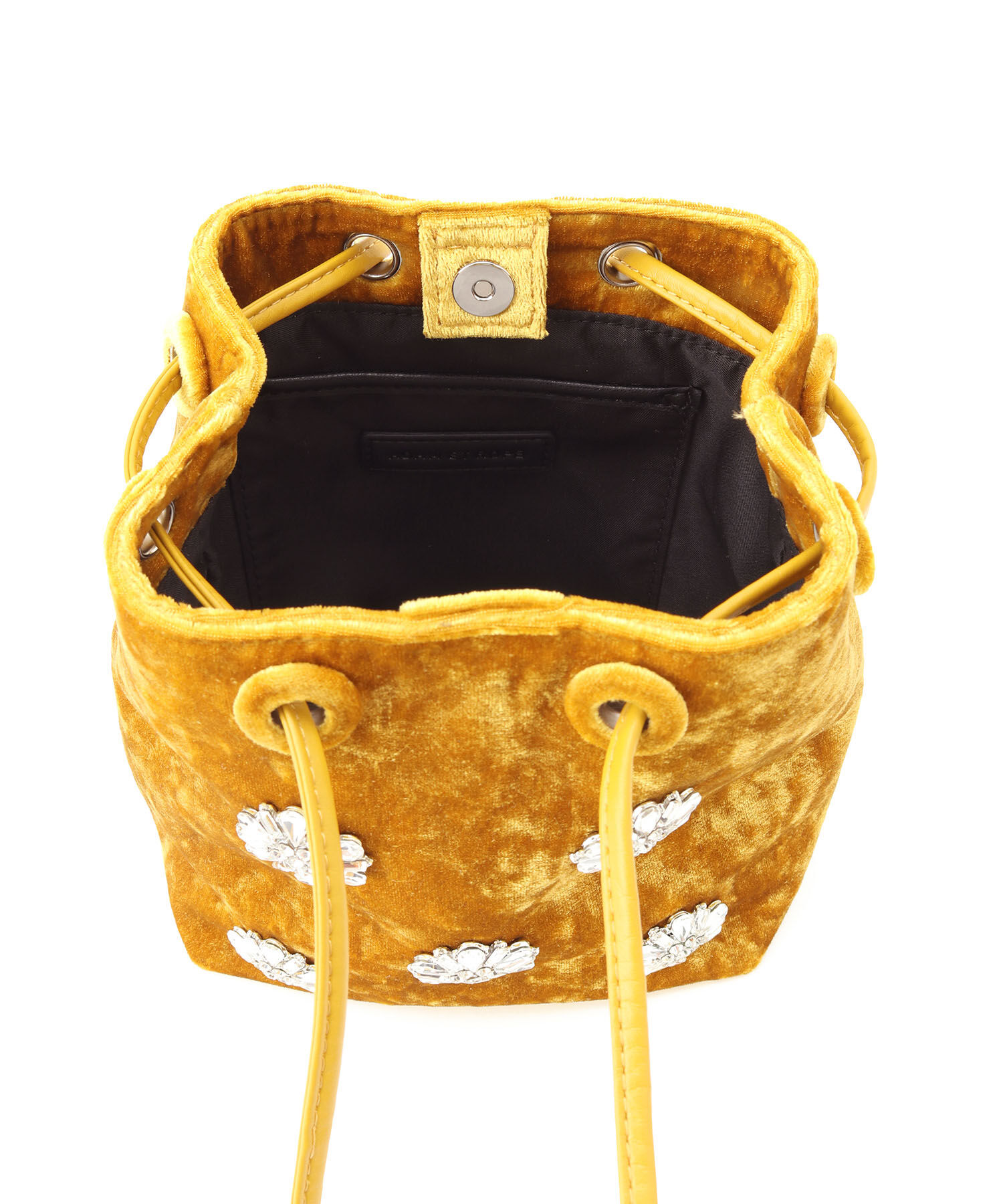 ADAM ET ROPE'「【サステナブル】ビジュー2WAY巾着バッグ」|ショルダー・メッセンジャー|