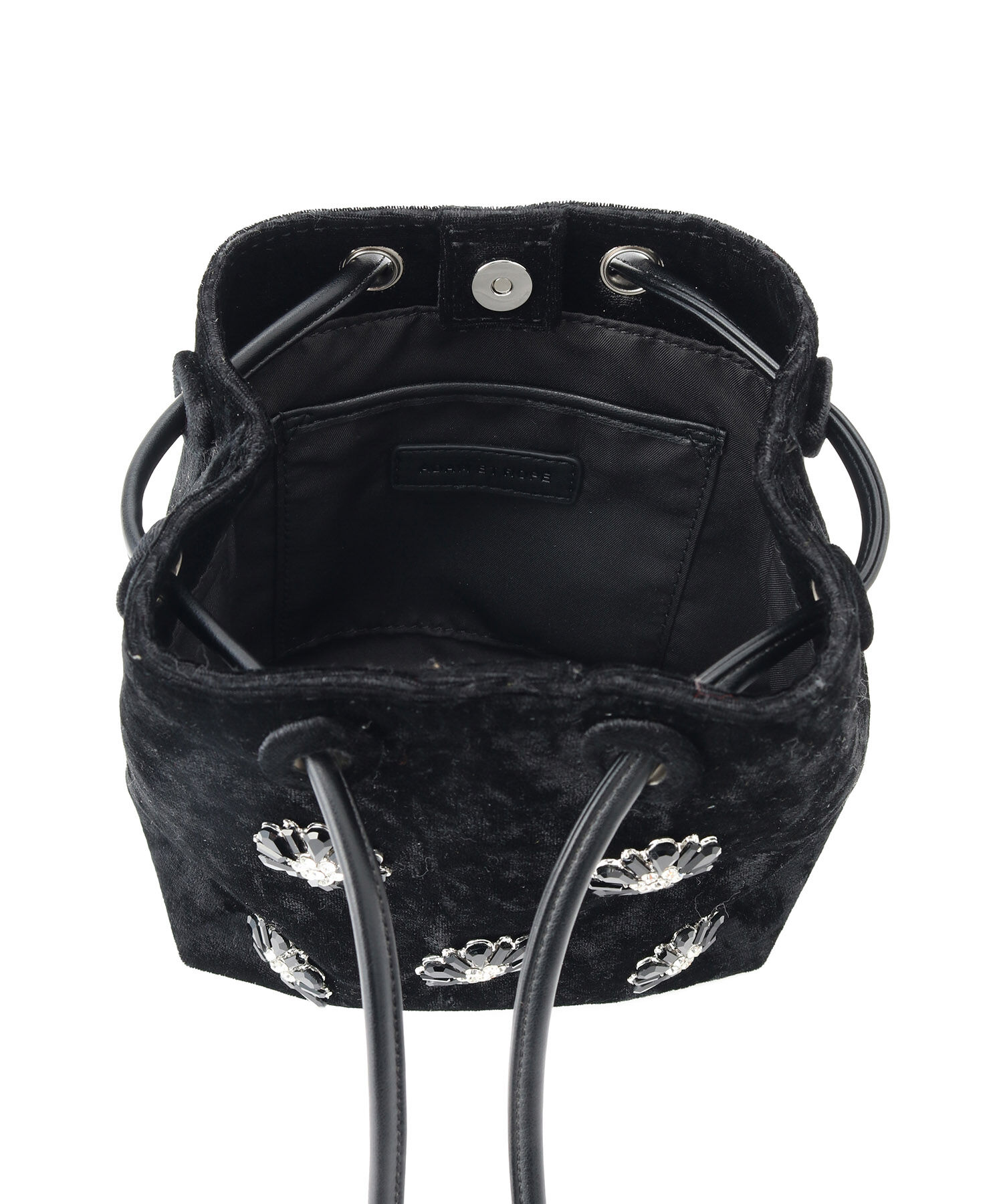 ADAM ET ROPE'「【サステナブル】ビジュー2WAY巾着バッグ」|ショルダー・メッセンジャー|