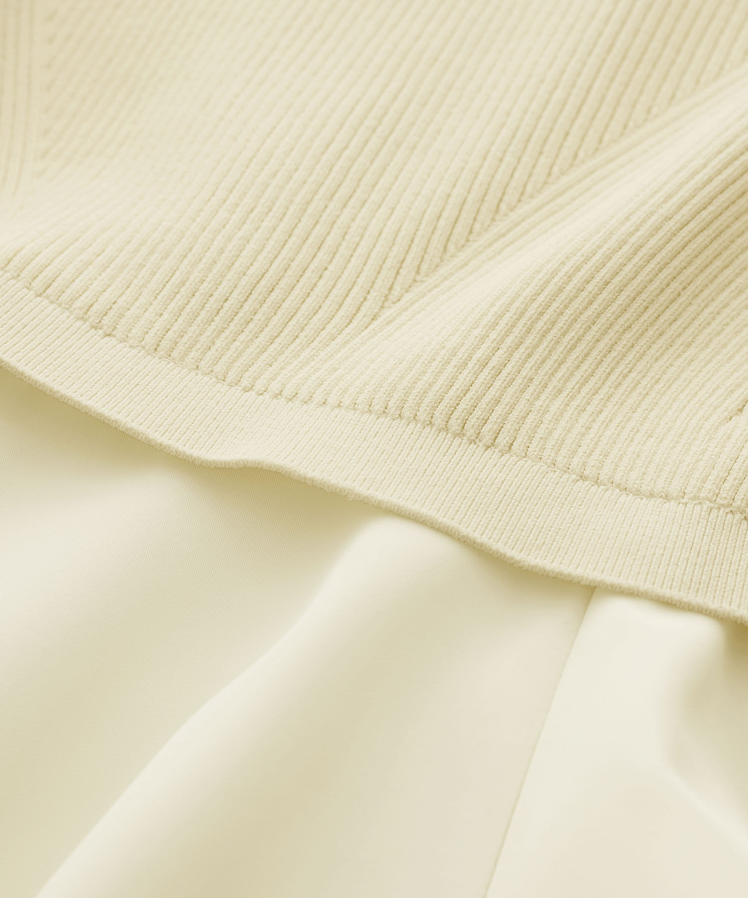 ADAM ET ROPE'「【サステナブル】・【オケージョン】・【洗える】ペプラムコンビニットプルオーバー」|ニット・セーター|