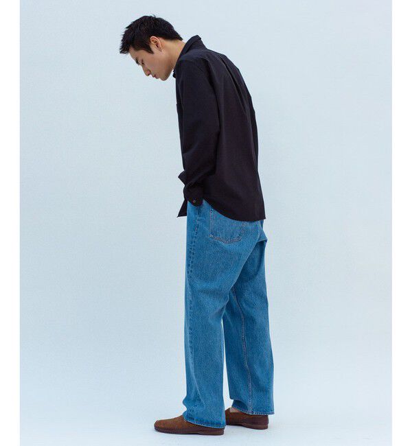 ADAM ET ROPE'「ブリーチ ストレート スラックスデニム / ADAM ET ROPE' JEANS -IMAG-」|デニム|