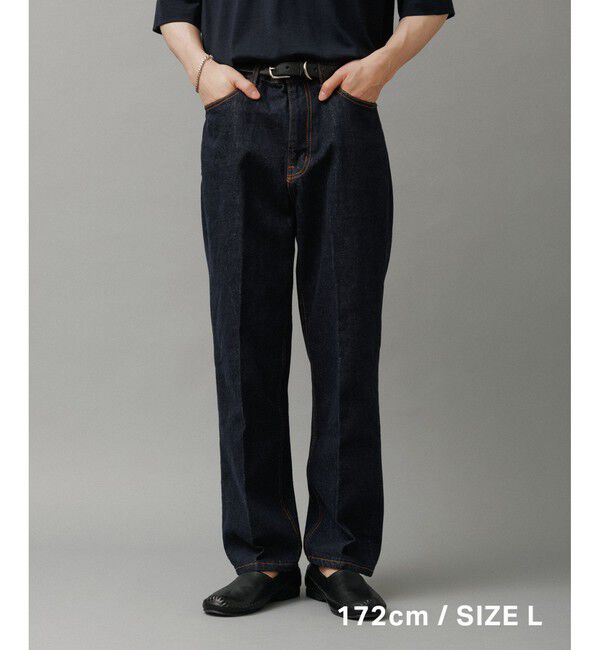 ADAM ET ROPE'「ブリーチ ストレート スラックスデニム / ADAM ET ROPE' JEANS -IMAG-」|デニム|