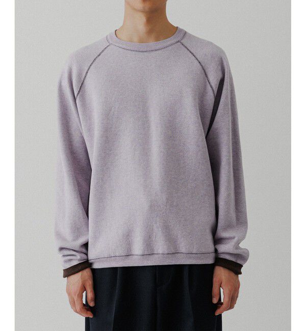 ADAM ET ROPE'「《リバーシブル》カシミヤブレンド ニットプルオーバー」|ニット・セーター|