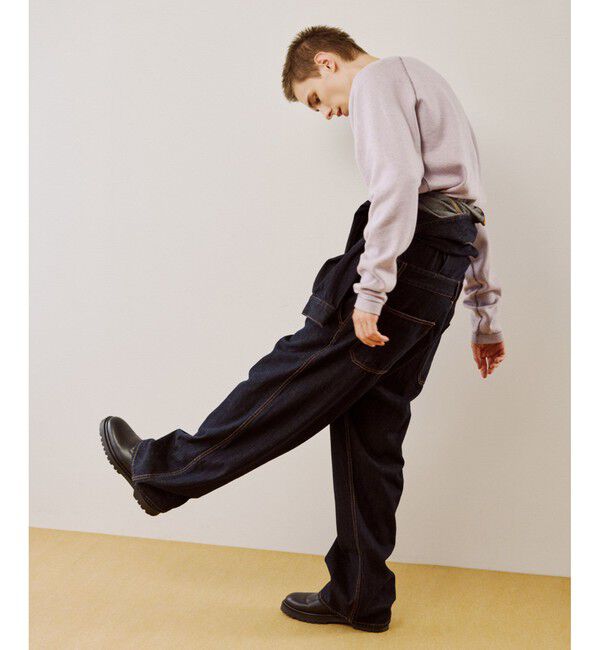 ADAM ET ROPE'「《リバーシブル》カシミヤブレンド ニットプルオーバー」|ニット・セーター|