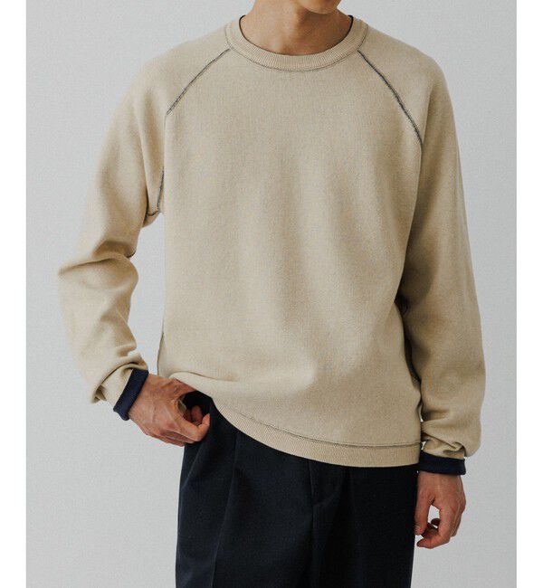 ADAM ET ROPE'「《リバーシブル》カシミヤブレンド ニットプルオーバー」|ニット・セーター|