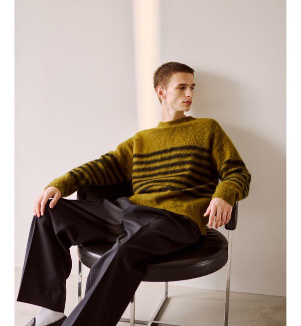 ADAM ET ROPE'「バスクボーダーニット」|ニット・セーター|